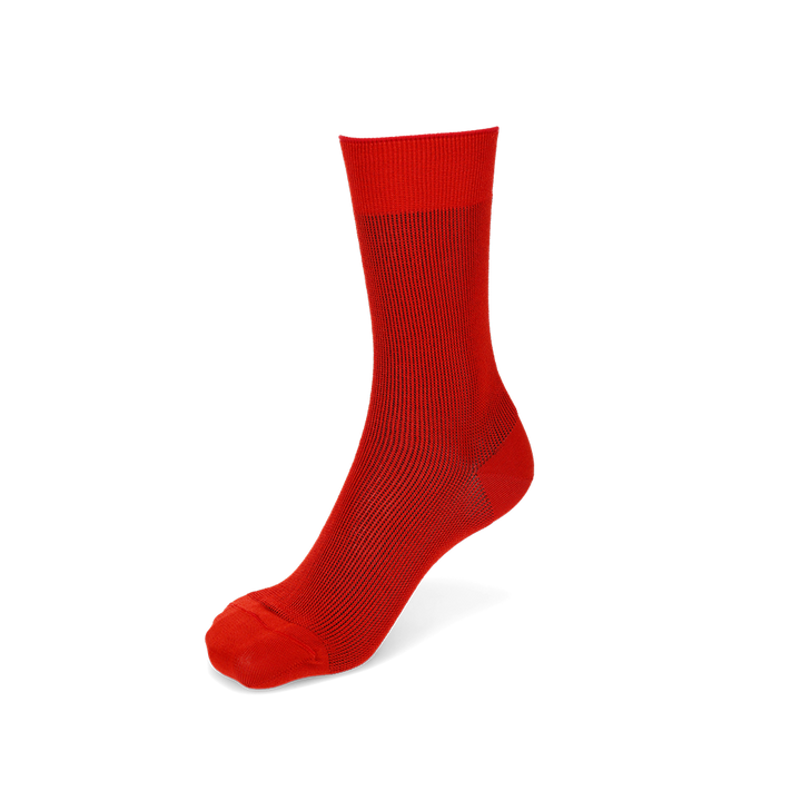 Lustrous Rayon Back Seam  Crew Socks