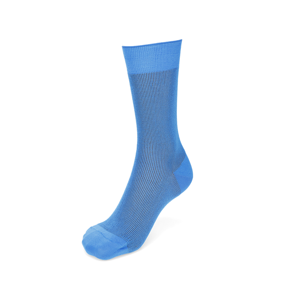 Lustrous Rayon Back Seam  Crew Socks