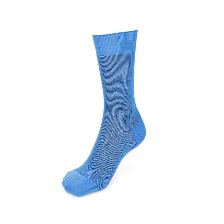 Lustrous Rayon Back Seam  Crew Socks