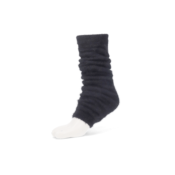 Cloud-Soft Mink-Touch Leg Warmers - Black (WOMEN)