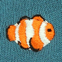 Sea Character Socks_vintageblue