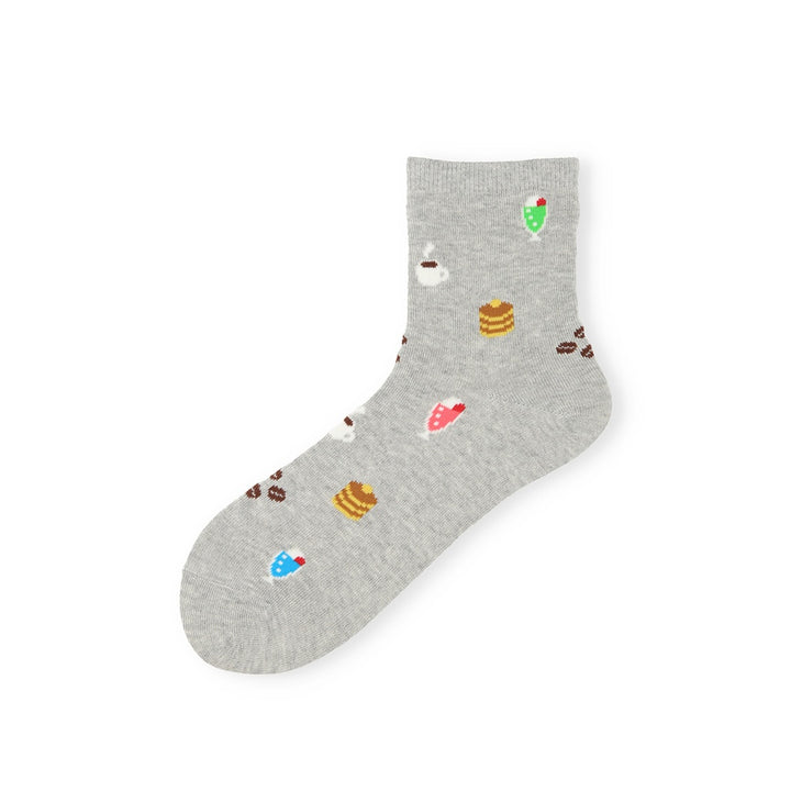 Japanese Retro Coffee Shop  Socks