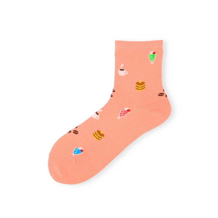 Japanese Retro Coffee Shop  Socks