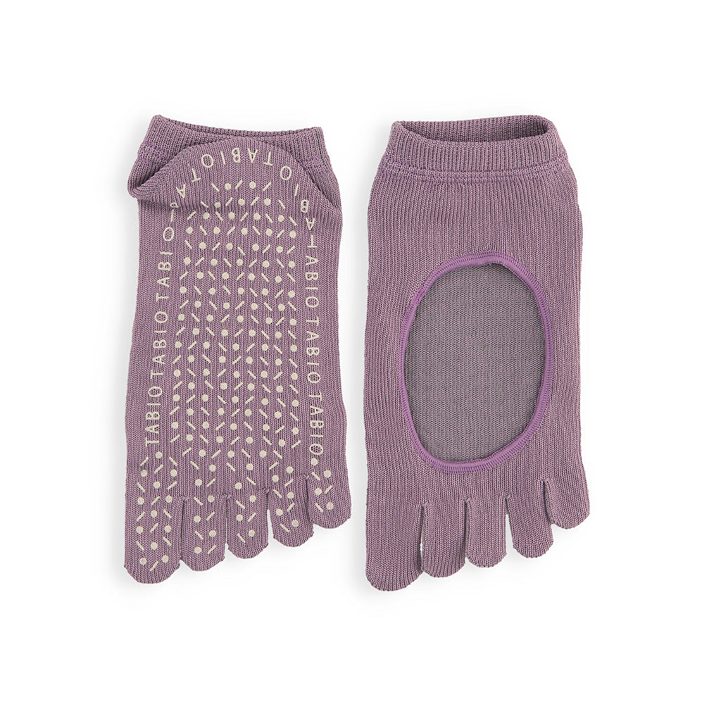 Dry-Touch Wellness Open-Instep Toe Ankle Socks - Lavender (WOMEN)
