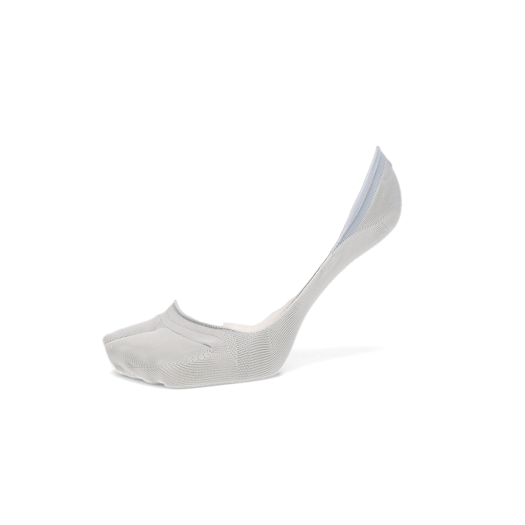 Perfect Fit Tabi No-Show Socks with COOLMAX®︎ fiber - LightGrey (MEN)