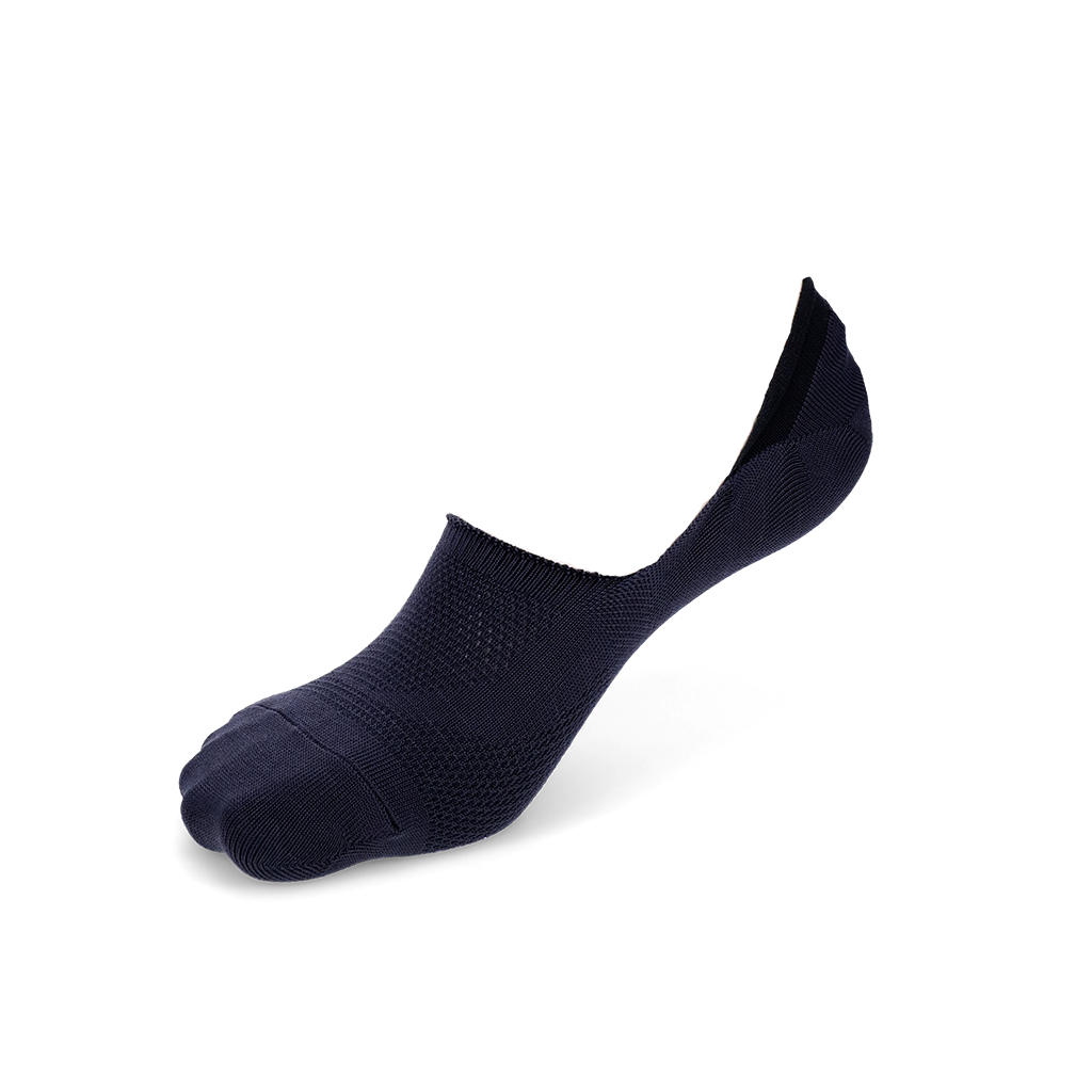 Perfect Fit Dry Mesh No-Show Socks with COOLMAX®︎ fiber - Black (MEN)
