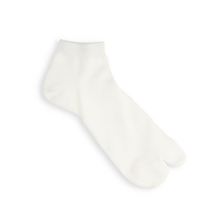 Cotton Pile Tabi Sneaker Socks - White (MEN)