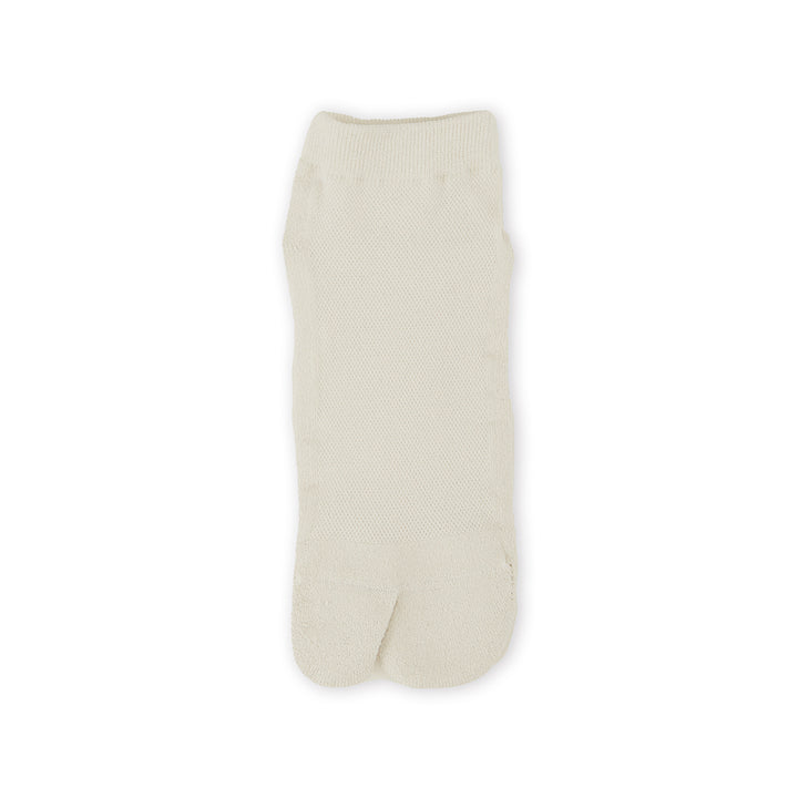High-Standard Washi Pile Tabi Sneaker Socks - White