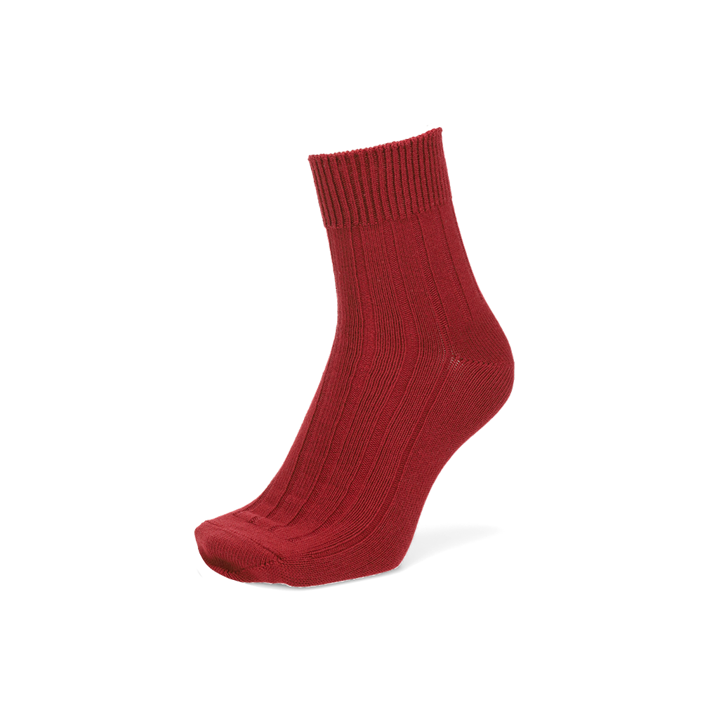 Tabio Men's Wide-Ribbed Cotton Short Crew Socks – Tabio USA