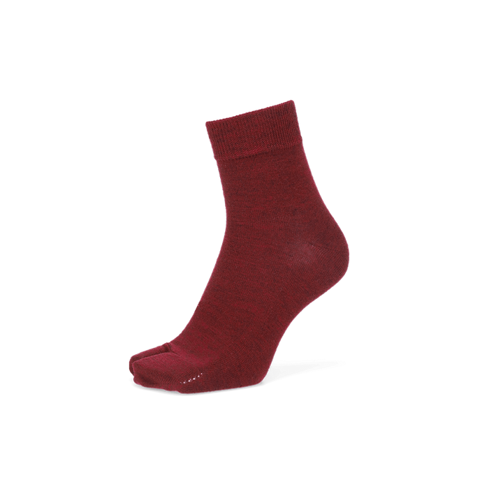 Heathered Merino Tabi Quarter Socks