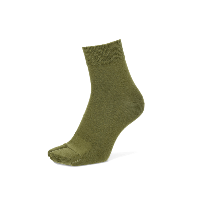 Heathered Merino Tabi Quarter Socks