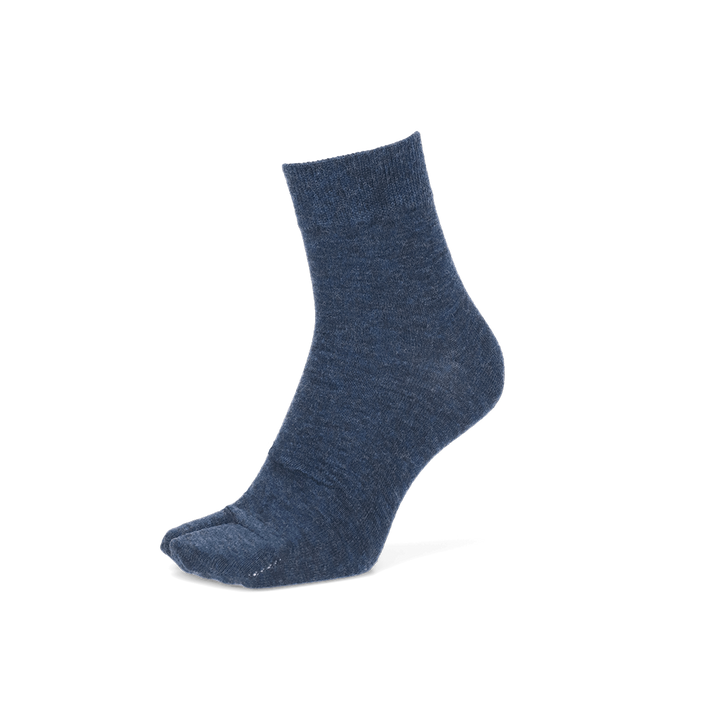 Heathered Merino Tabi Quarter Socks