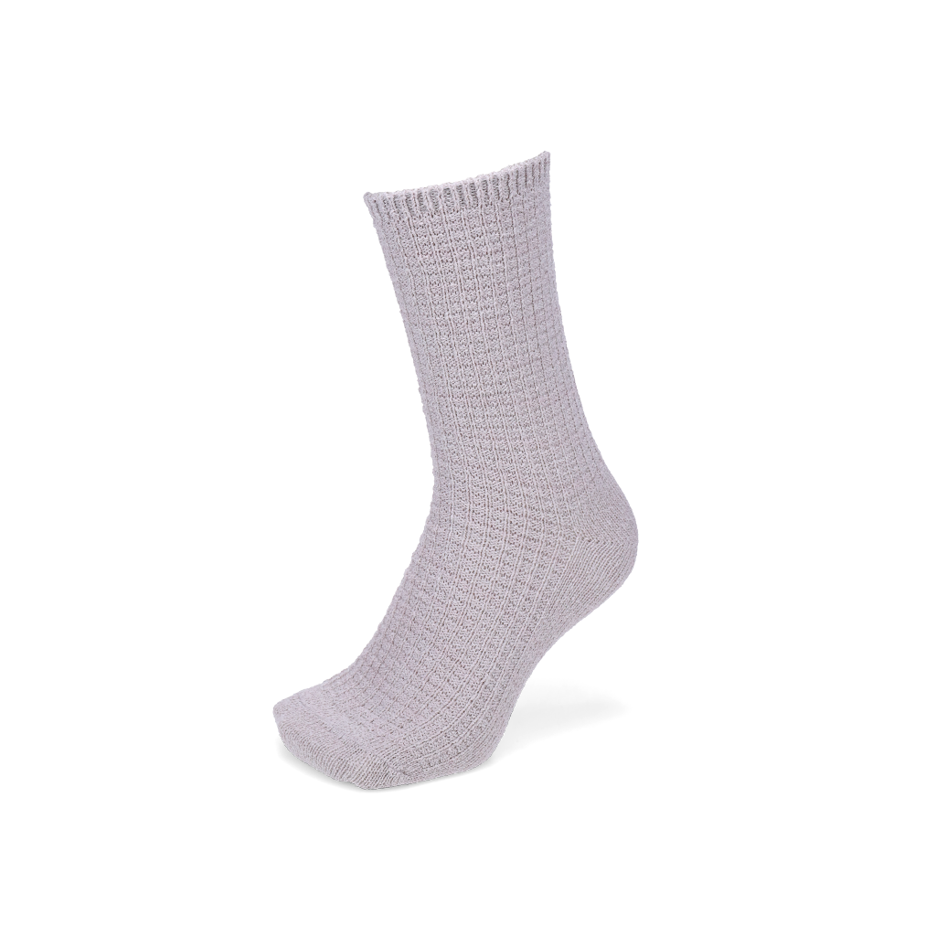 Washi Waffle-Knit Crew Socks - LightGrey (MEN)