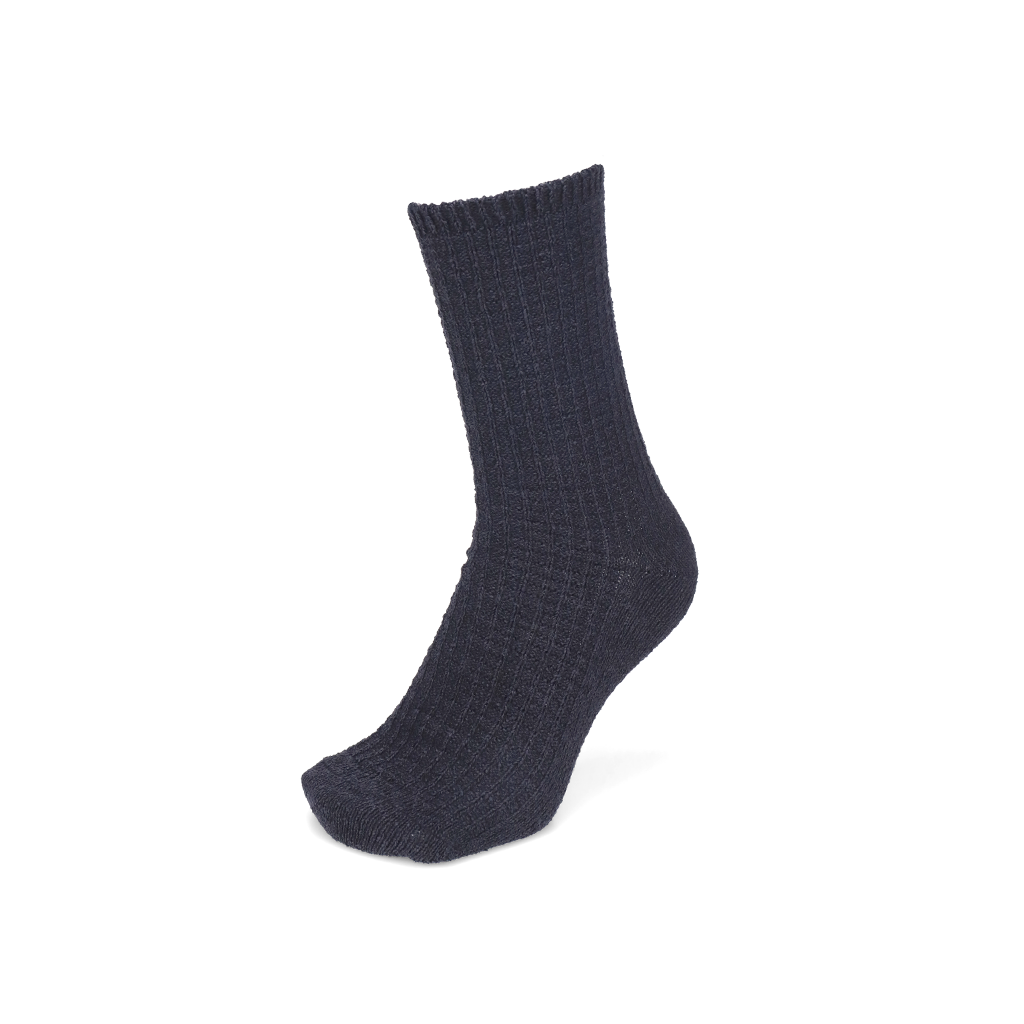 Washi Waffle-Knit Crew Socks - Black (MEN)