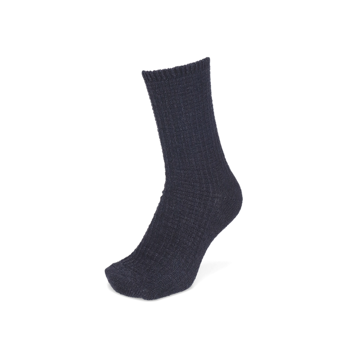 Washi Waffle-Knit Crew Socks - Black (MEN)