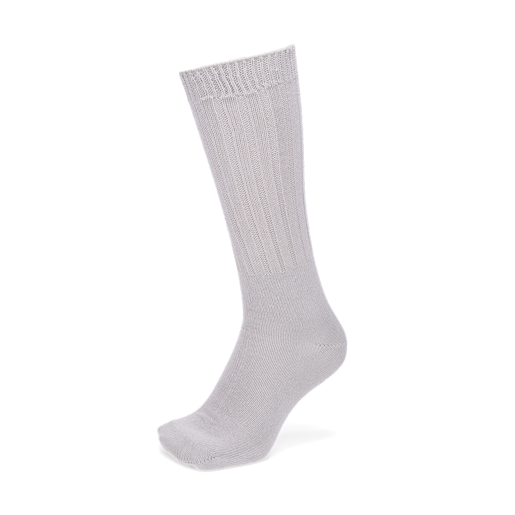 Washi Sheer Slouch Crew Socks - LightGrey (MEN)