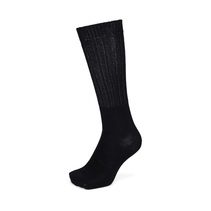 Washi Sheer Slouch Crew Socks - Black (MEN)
