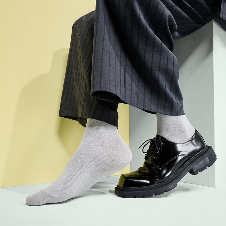 Washi Crew Socks - LightGrey (MEN)