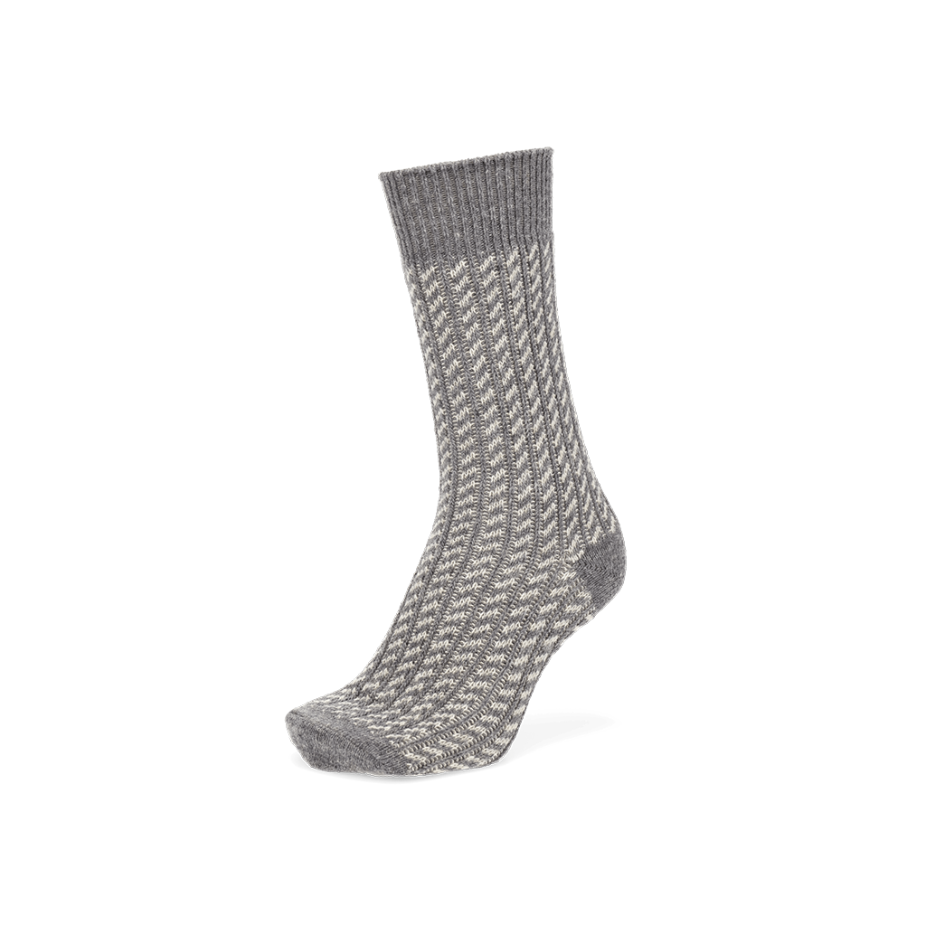 Sustainable Bird's Eye Merino  Crew Socks