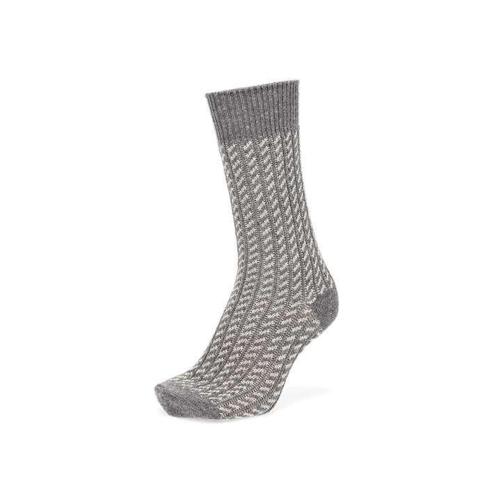 Sustainable Bird's Eye Merino  Crew Socks