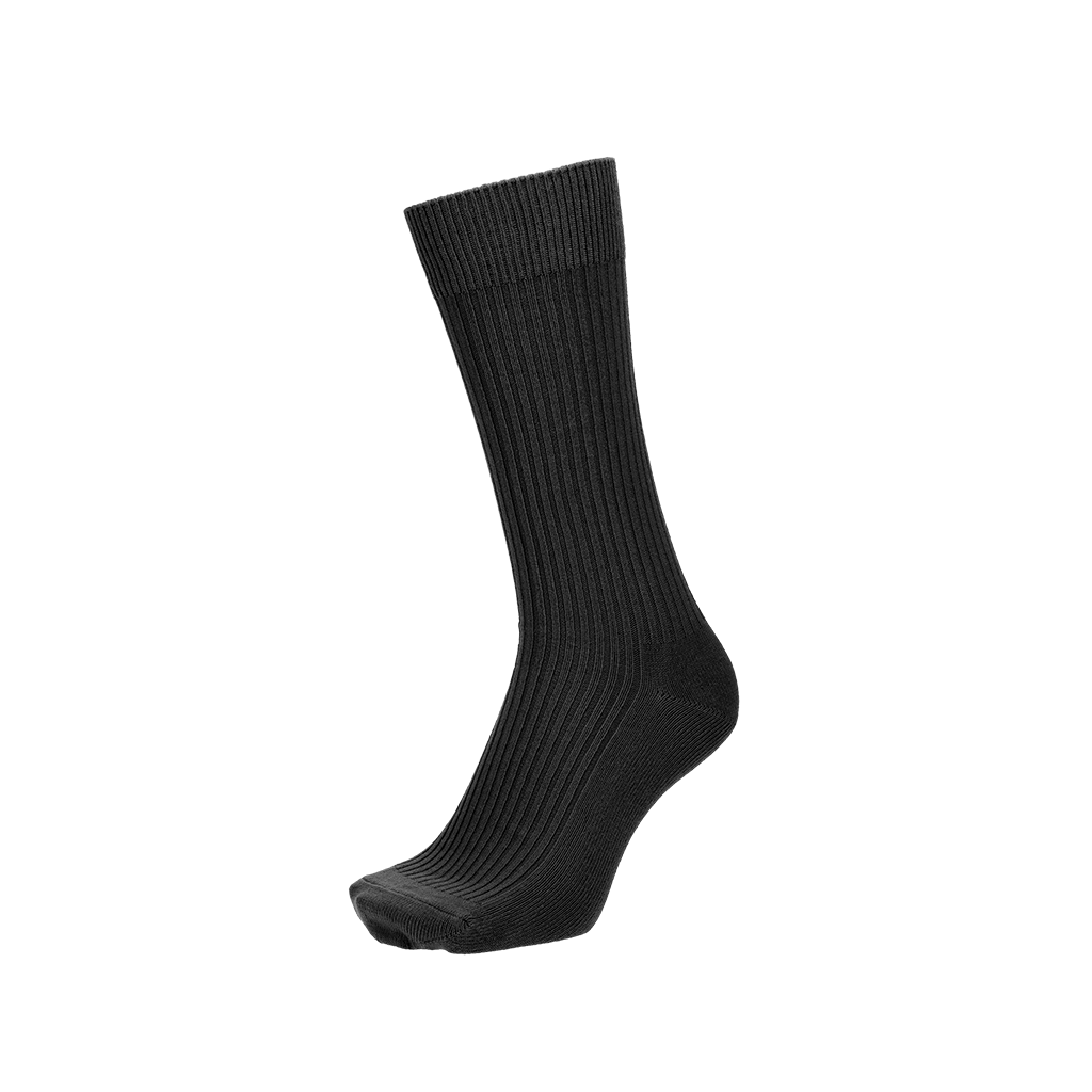 Power Fit Cotton Crew Socks - Black (MEN)