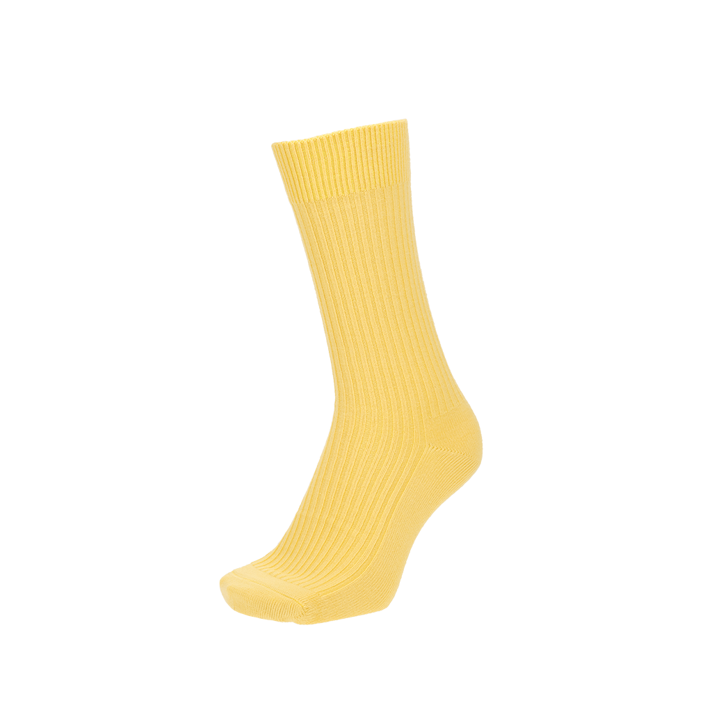Power Fit Cotton Crew Socks - Yellow (MEN)