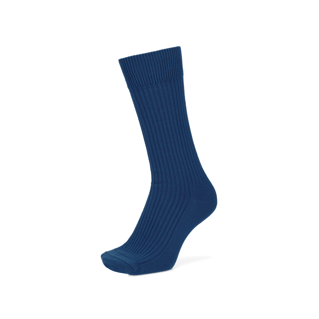 Power Fit Cotton Crew Socks - Navy (MEN)