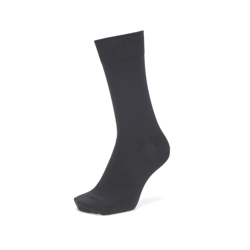 Solid Color Cotton Crew Socks