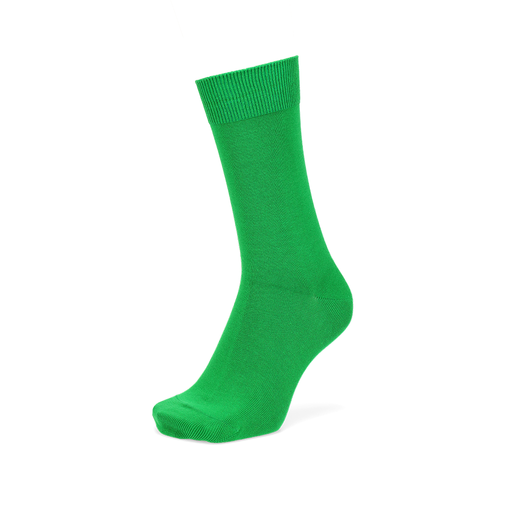 Solid Color Cotton Crew Socks