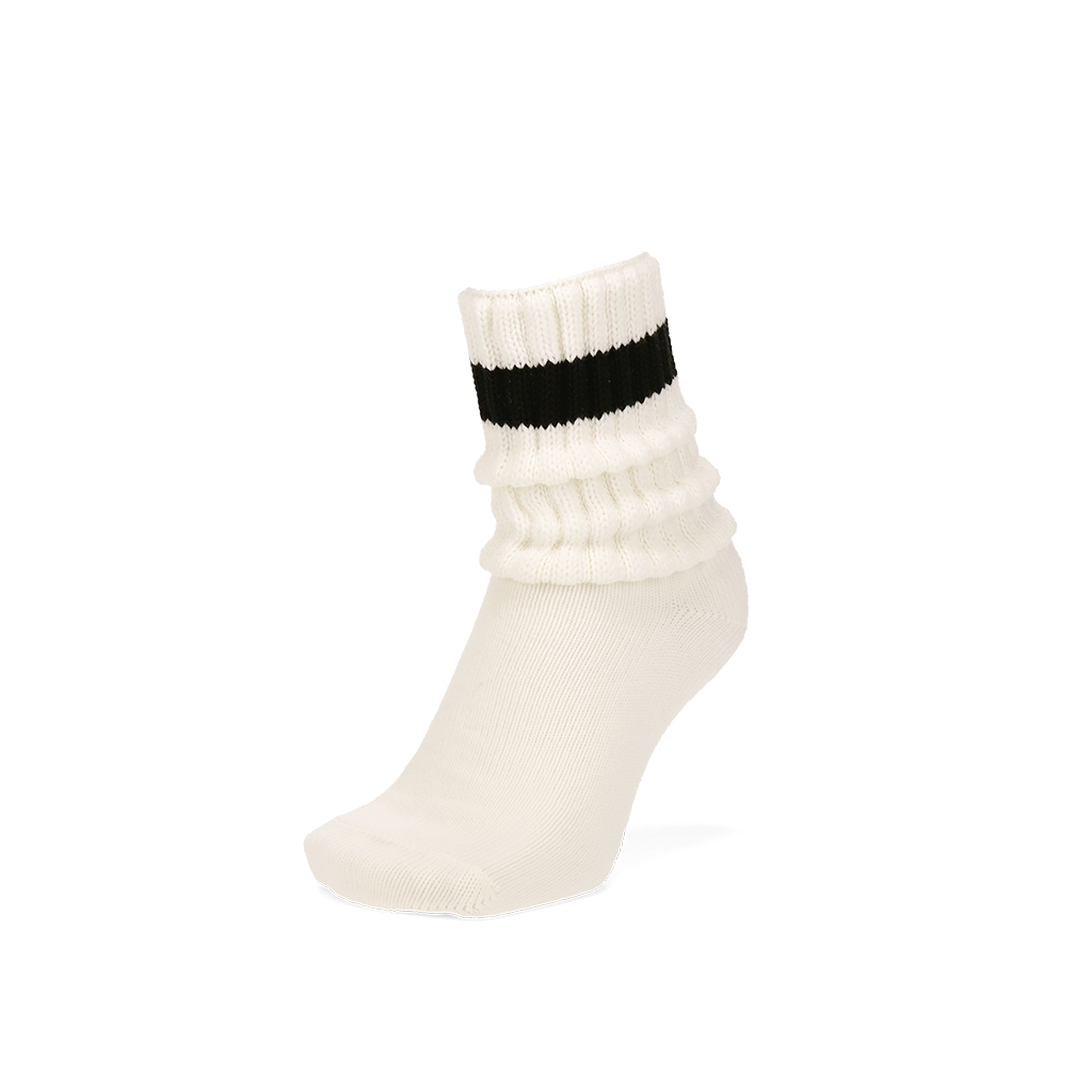 Bulky Ribbed Cotton  Crew Socks