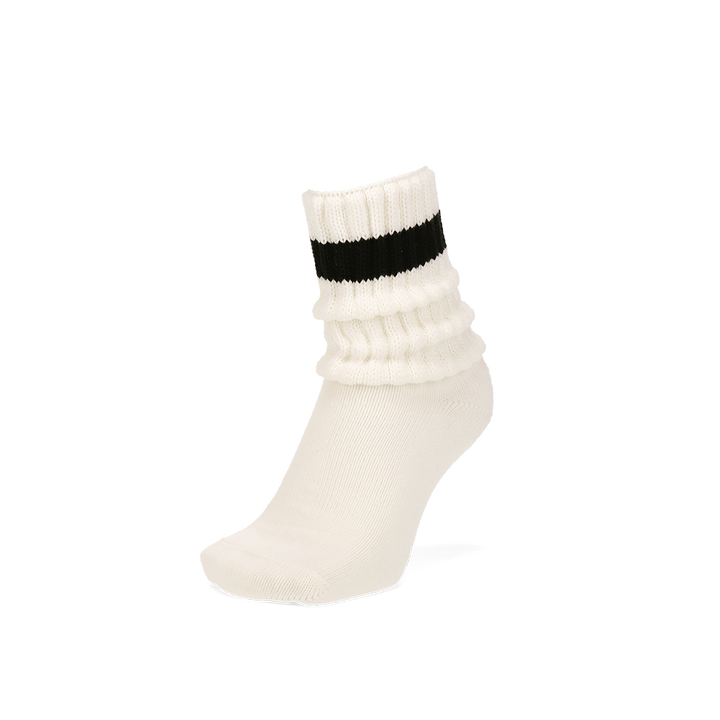 Bulky Ribbed Cotton  Crew Socks