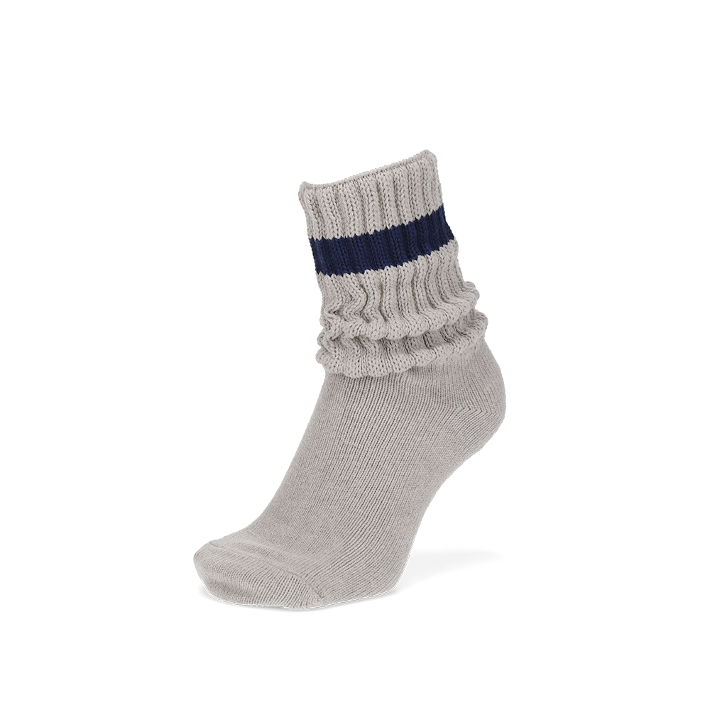 Bulky Ribbed Cotton  Crew Socks