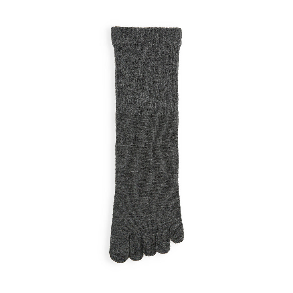 Loose-Fit Merino Toe Crew Socks - DimGrey