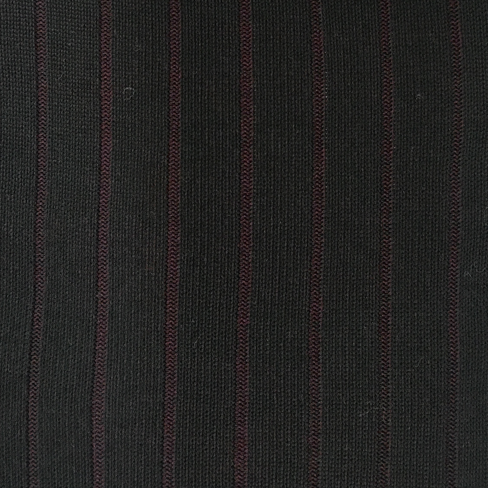 Premium 9x2 Rib Cotton Crew Socks - BlackWine (MEN)