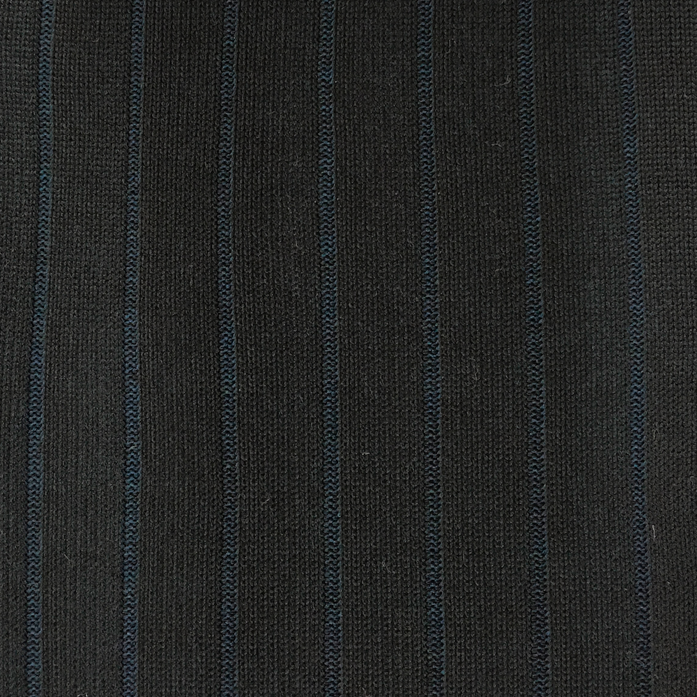 Premium 9x2 Rib Cotton Crew Socks - BlackGreen (MEN)