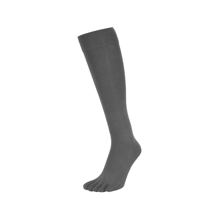 Toe Knee-High Socks - DimGray
