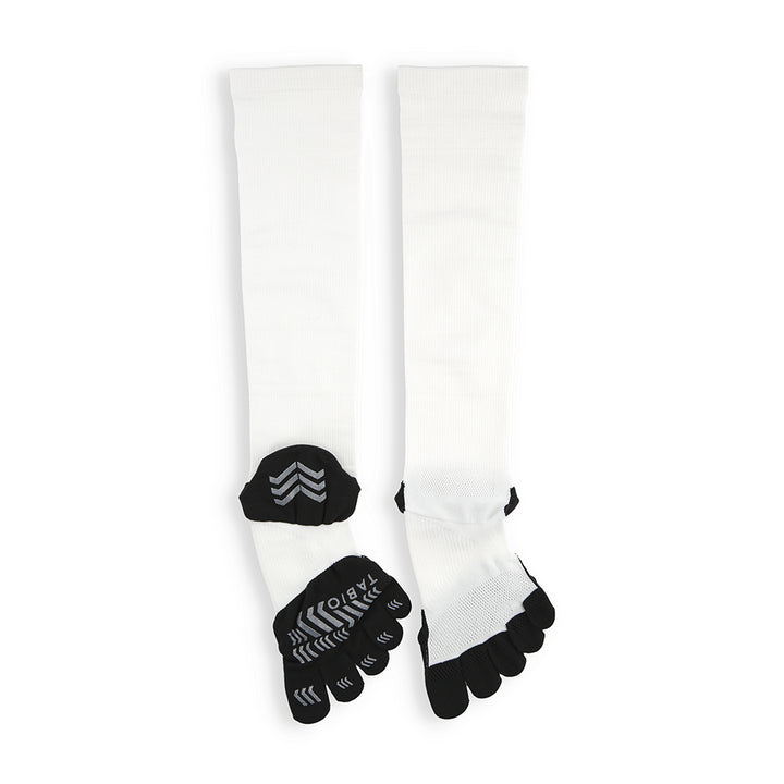 Ultra-Light Compression Toe Knee-High Socks - White (UNISEX)