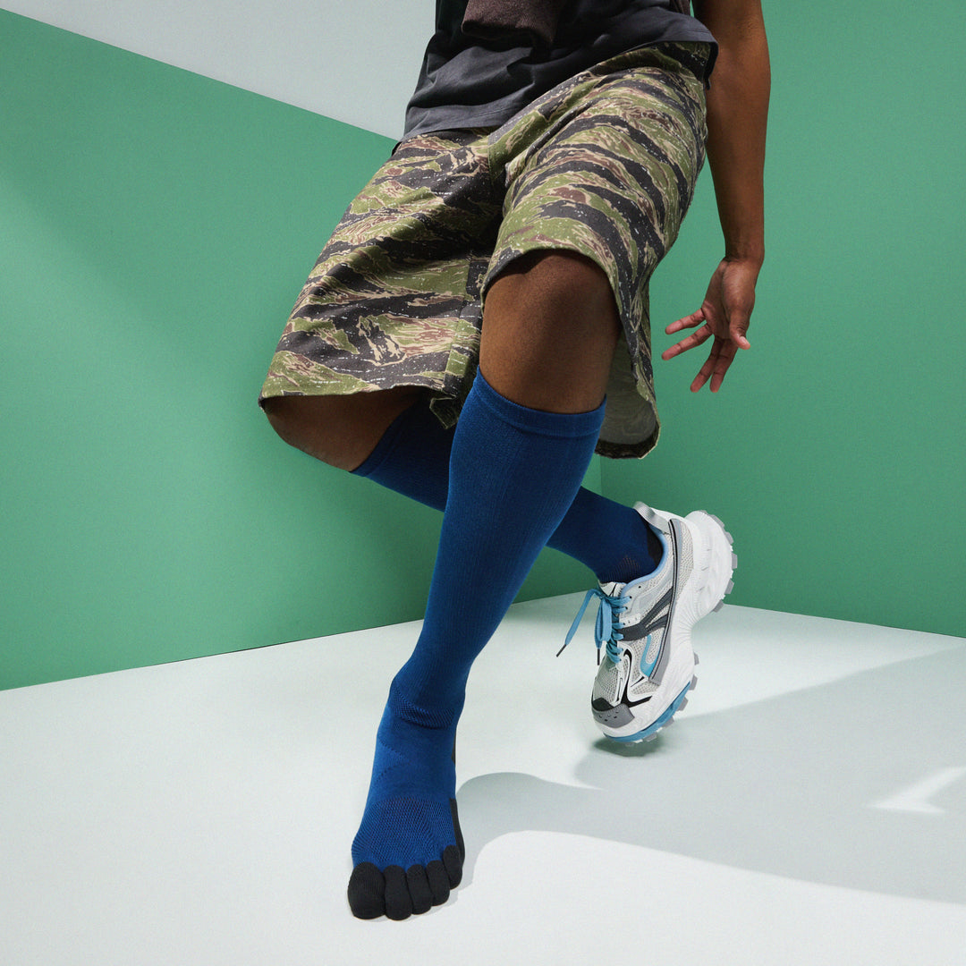 Ultra-Light Compression Toe Knee-High Socks - VintageBlue (UNISEX)