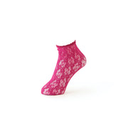 Floral Lace  Short Crew Socks