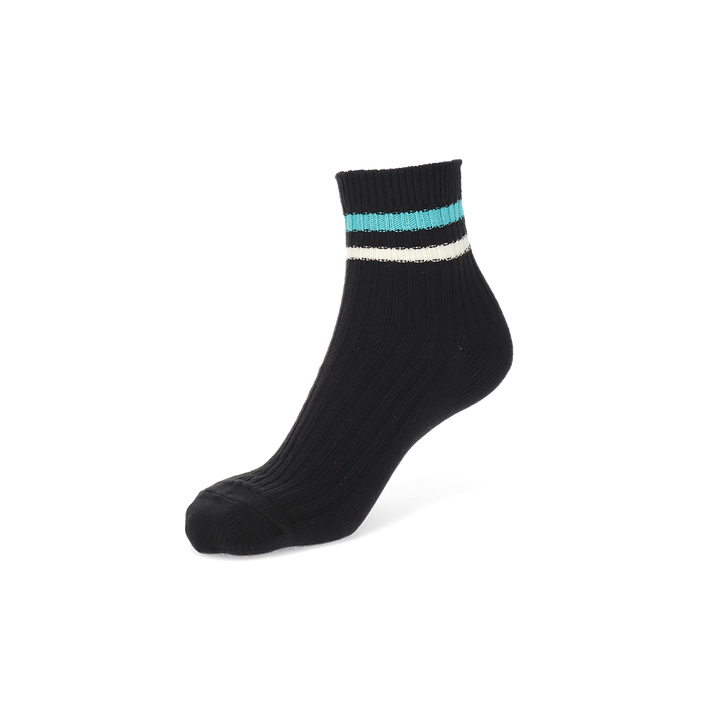 Striped Cotton  Short Crew Socks