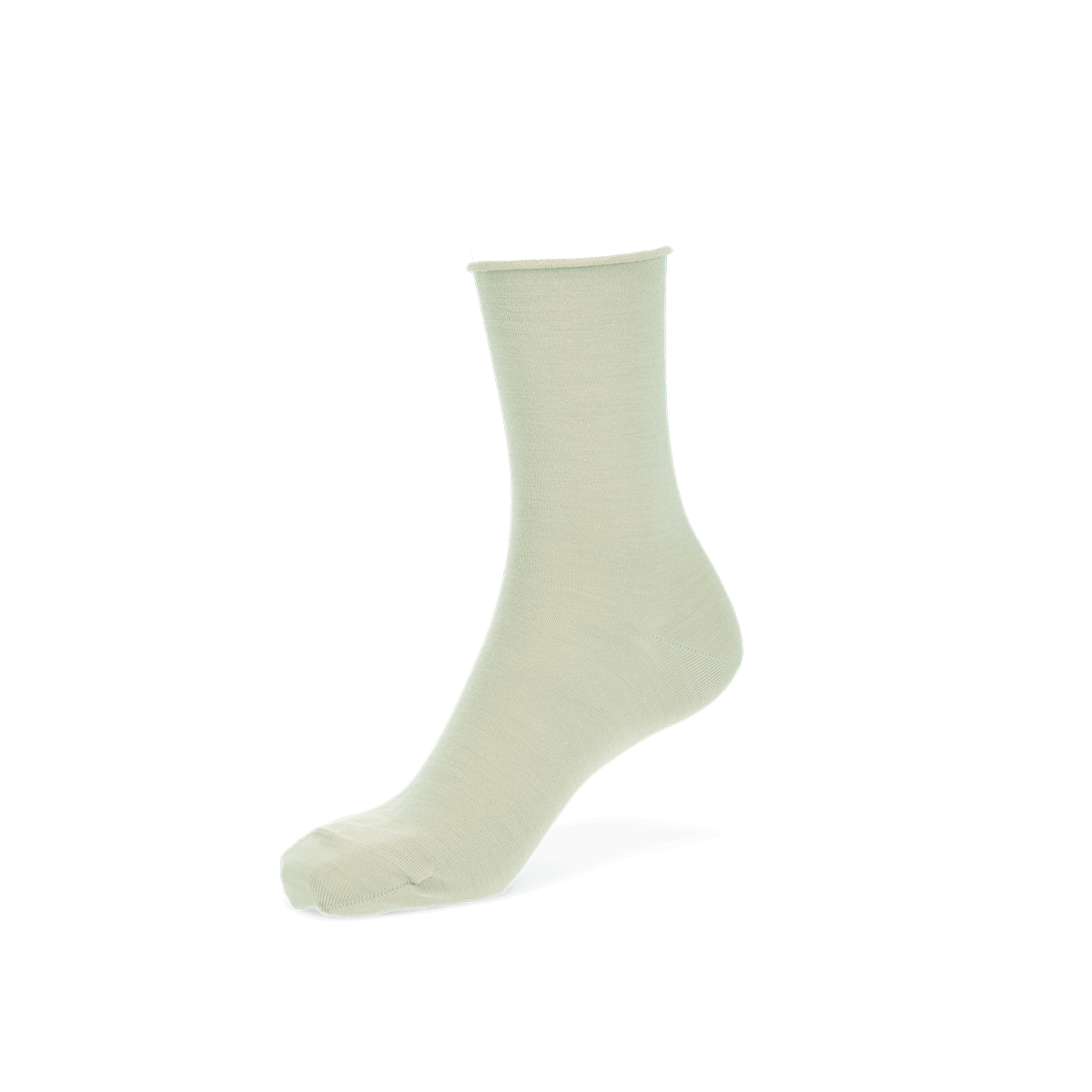 women's thin wool dress socks Super Extra Fine Merino Wool Crew Socks, White / 8-11