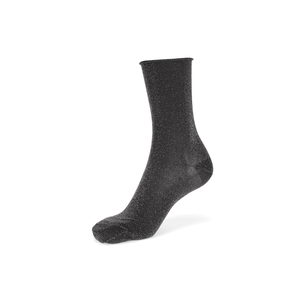 Tabio Sparkly Soft Lamé Crew Socks - Premum Thinnest FIne Lamé – Japanese Socks Tabio USA