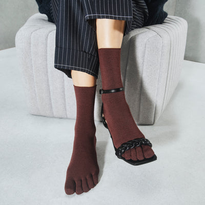 asics] Track & Field Sockwear 2-Pair 5-Toe Socks Made in Japan