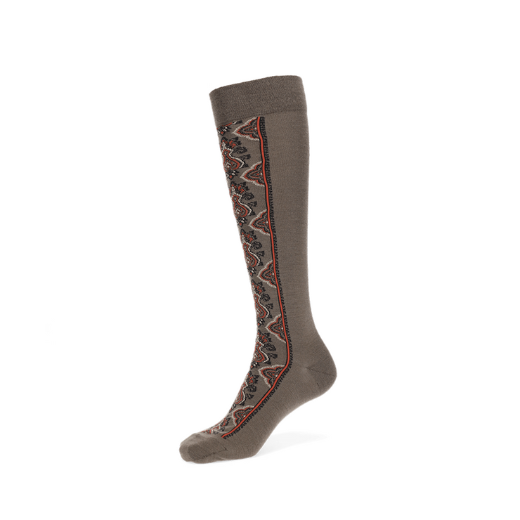 Ethnic Merino  Knee-High Socks