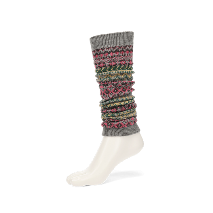 Young Woman Wearing Lemon Fair Isle Leg Warmers Isolated on White Stock  Photo - Image of lifestyle, knitwear: 131716376