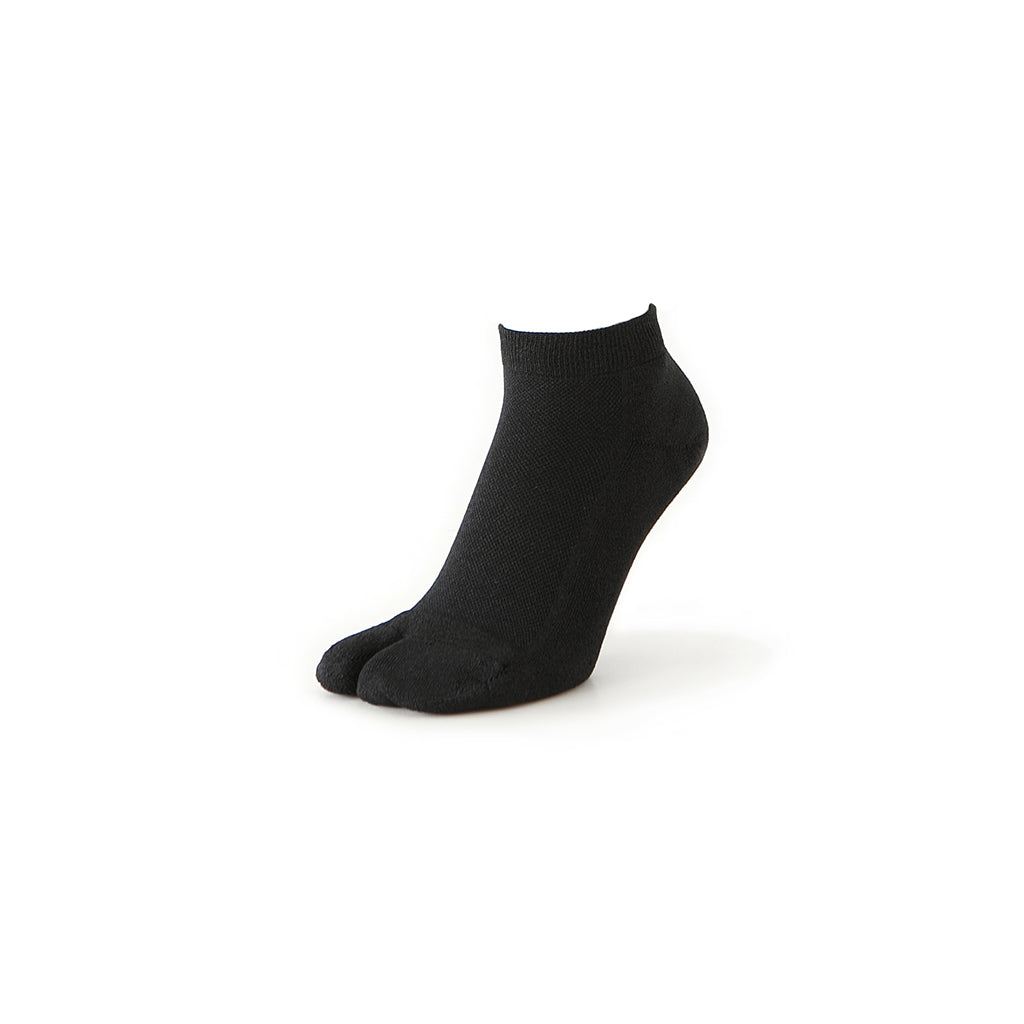 High-Standard Washi Pile Tabi Sneaker Socks - Black (MEN)
