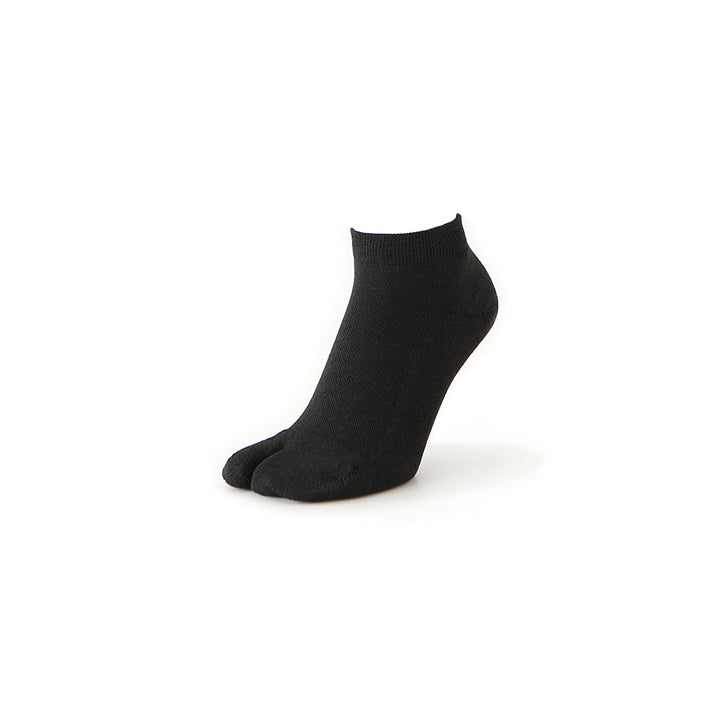 High-Standard Washi Pile Tabi Sneaker Socks - Black (MEN)