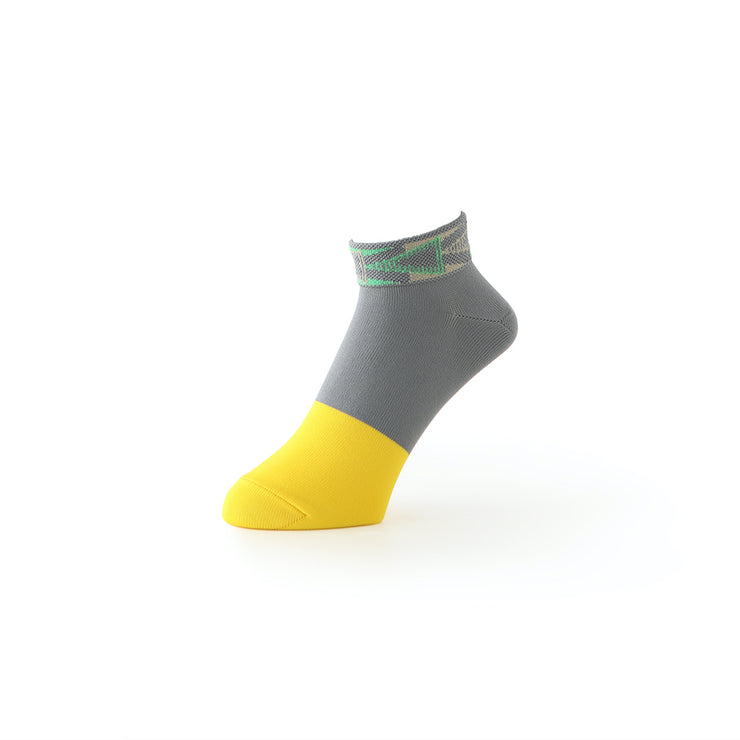 Patterned Cuff Dry  Sneaker Socks
