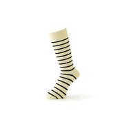 Pencil Striped  Crew Socks