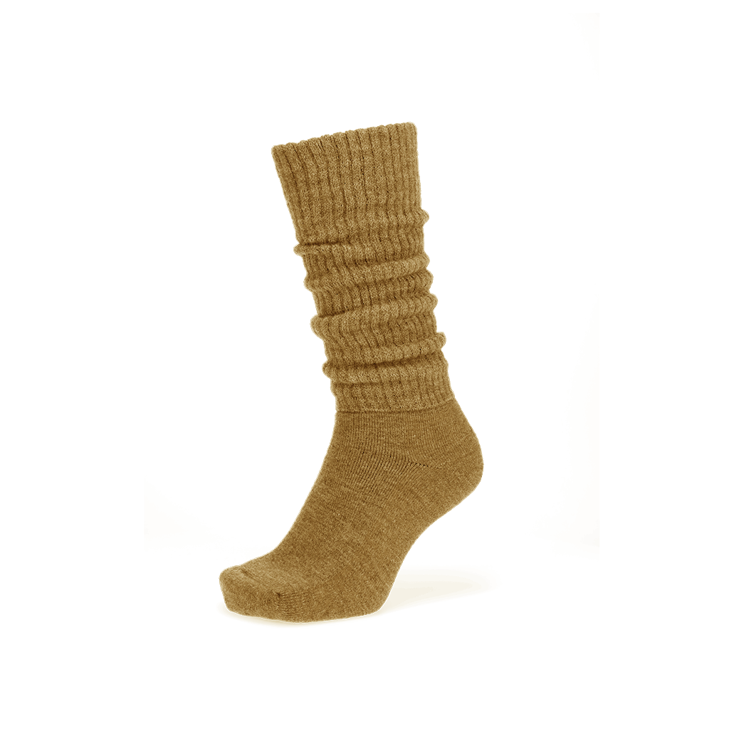 Bulky Merino Pile  Crew Socks